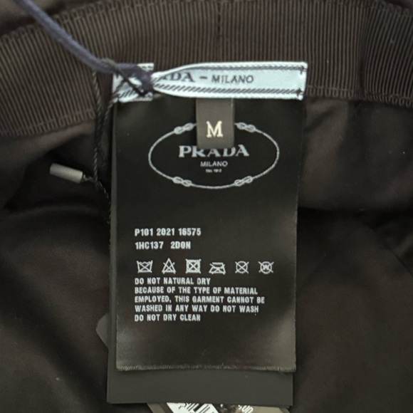 Prada Sequins Logo Bucket Hat - Picture 3 of 6